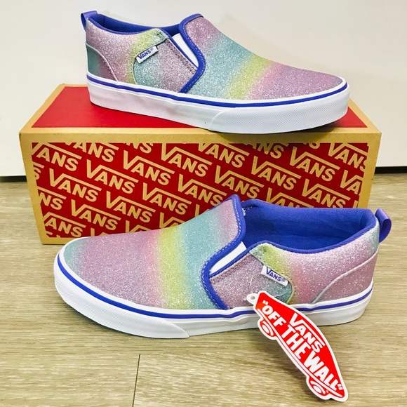 rainbow asher vans
